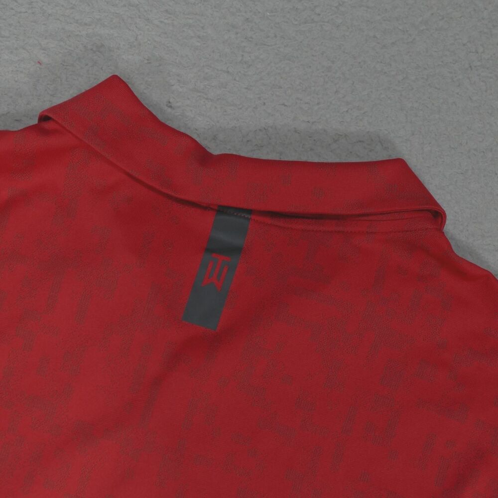 Nike Golf Dri Fit Polo Tiger Woods Men’s Large Performance Shirt Standard